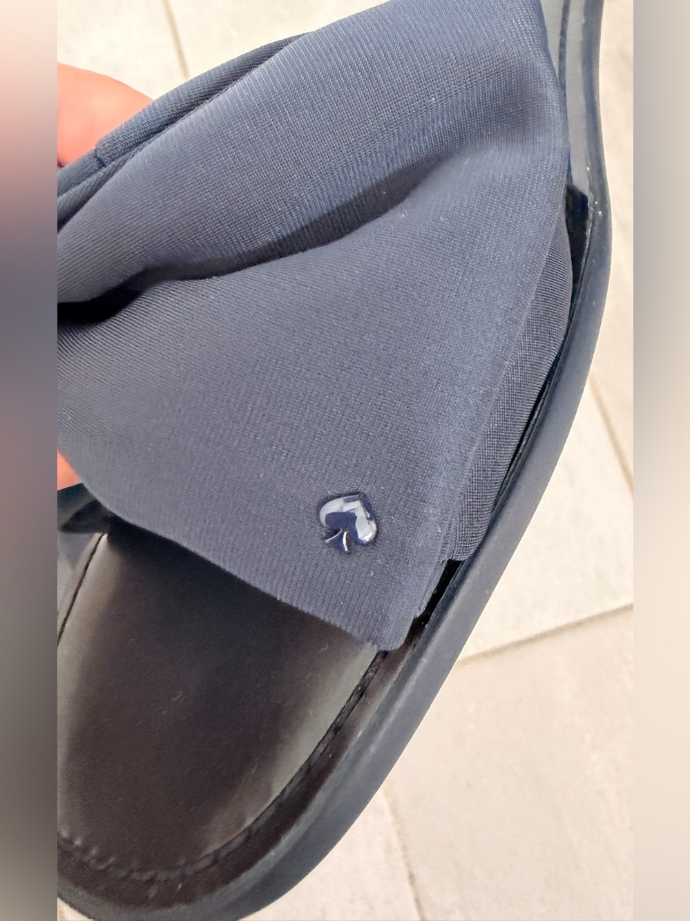 Kate Spade Bikini Bow Slide Blazer Blue Size 9.5 - Picture 8 of 8